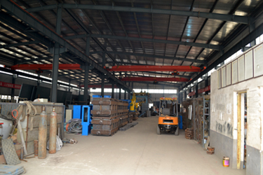 線材拋丸機(jī)焊接車間